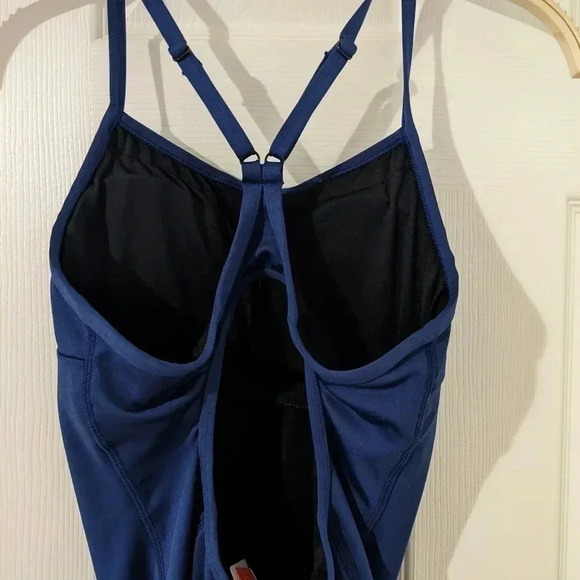 BALEAF Women's Sz.  32 XS 1 Piece Athletic Swimsuit Blue Adjustable Strap UPF50+ - Picture 6 of 10